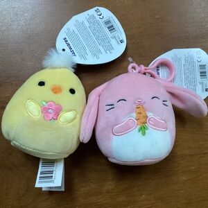 Original Squishmallows Triston and Bop Clip On NWT